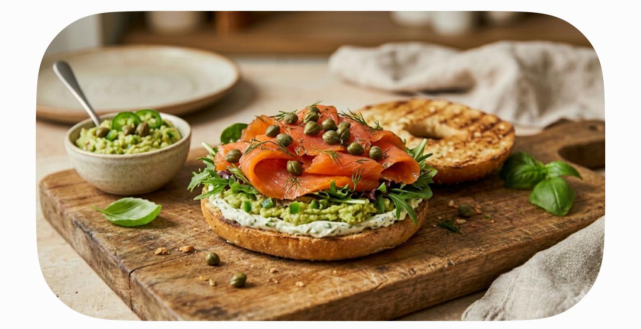 Jalapeno Lox Bagel